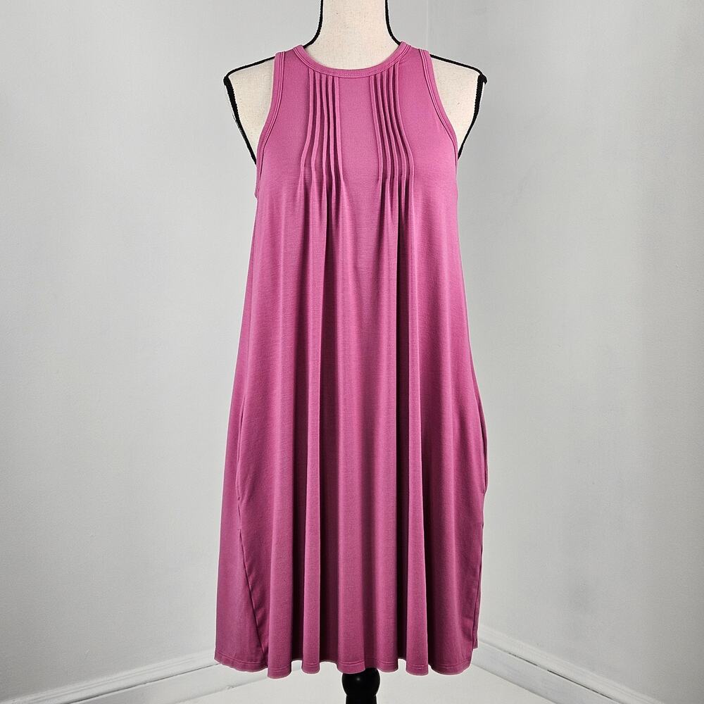 SheBird Mini Swing Dress Pink Built-In‎ Bra Sleeveless | Women's Small Medium